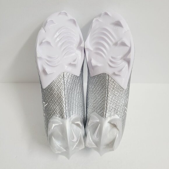 NEW Nike Vapor Edge Speed 360 2 Football Cleats DA5455-102 Size 8.5 White Silver main image 5